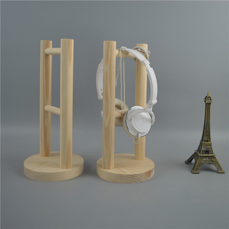 Eco-Friendly Wooden Earphone Stand