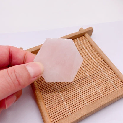Eco-Friendly Hexagonal Natural Stone Coaster Set