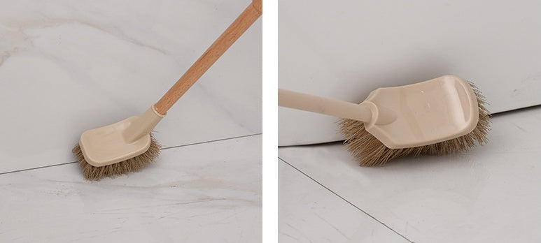 Eco-Friendly Wooden Toilet Brush with Natural Bristles