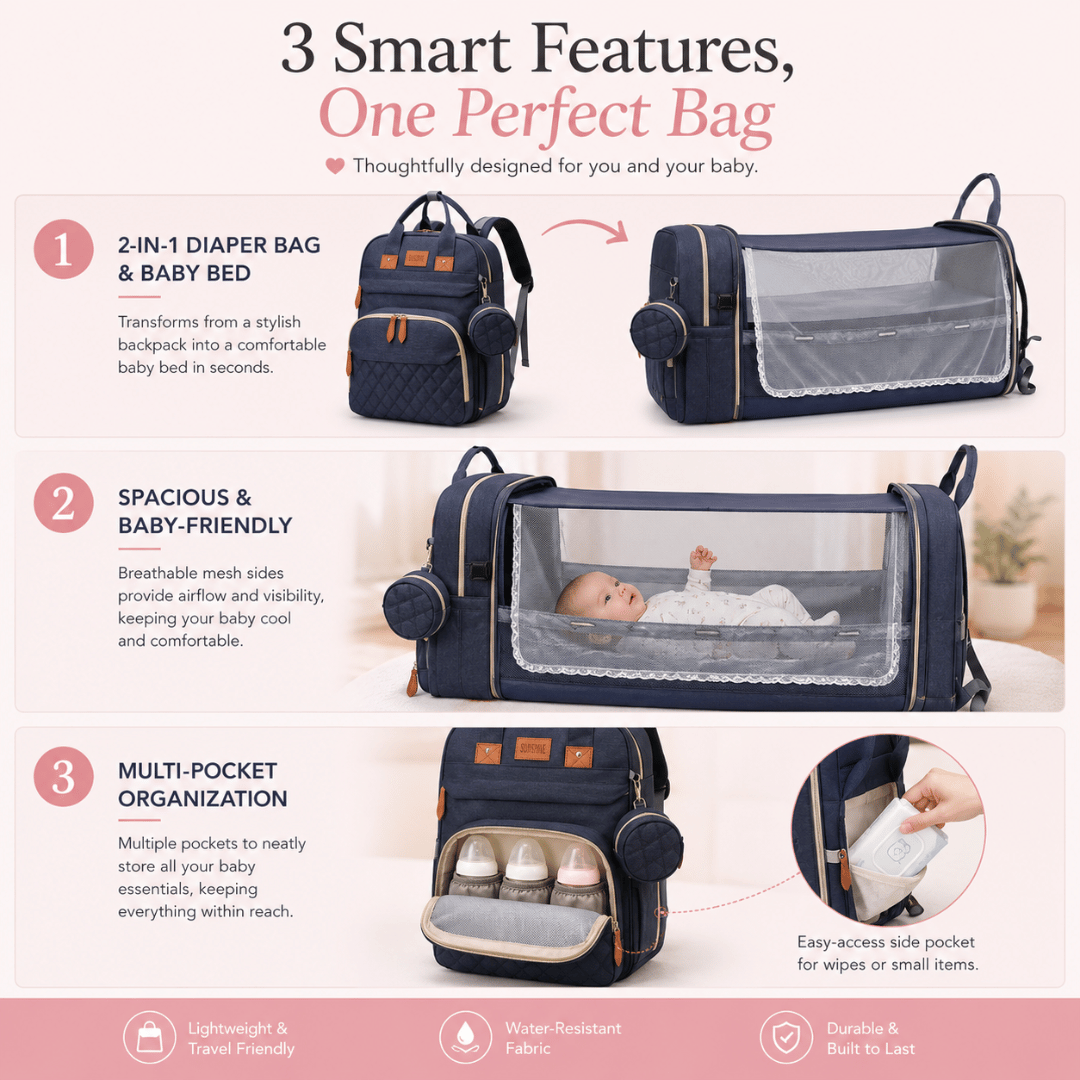 WonderBag™ Expandable Baby Diaper Bag