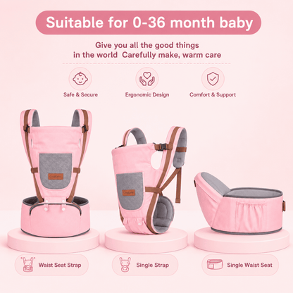 CozyCarry™ 3-in-1 Hip Seat baby Carrier