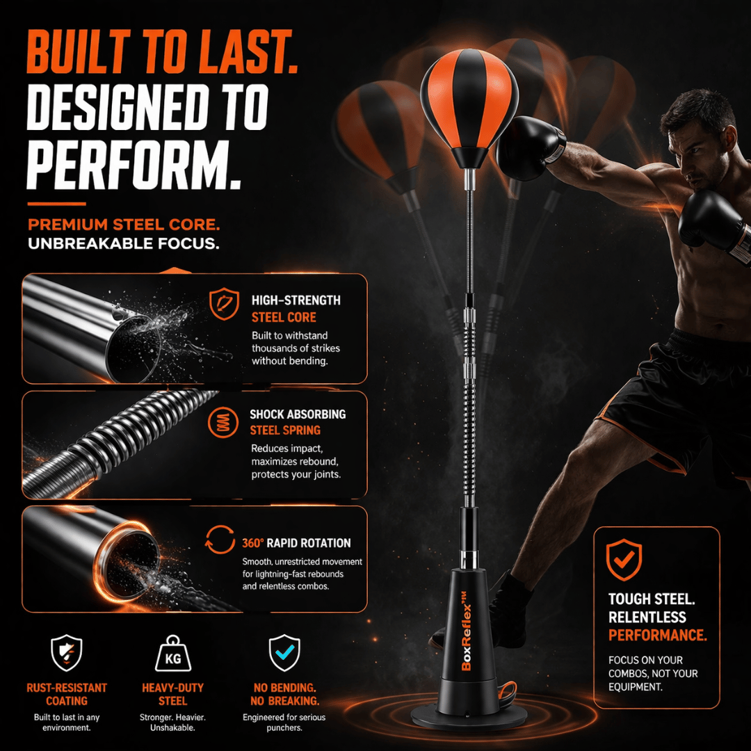 BoxReflex™ - Freestanding Reflex Speed Punching Bag