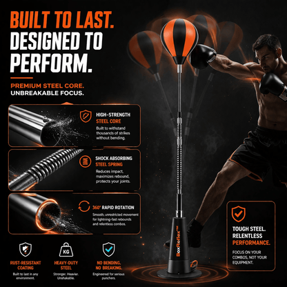 BoxReflex™ - Freestanding Reflex Speed Punching Bag