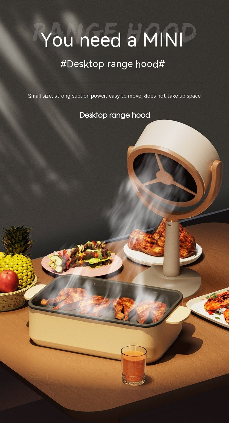 Wireless Portable Range Hood for Smoke Reduction