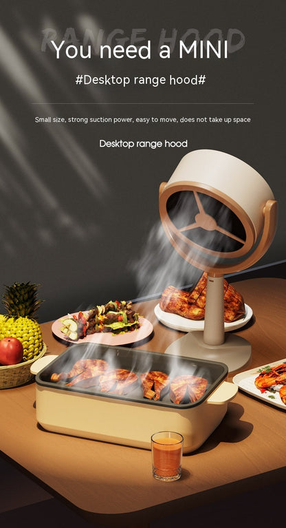 Wireless Portable Range Hood for Smoke Reduction
