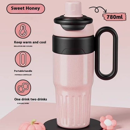 Eco-Friendly Stainless Steel Thermal Cup with Lid