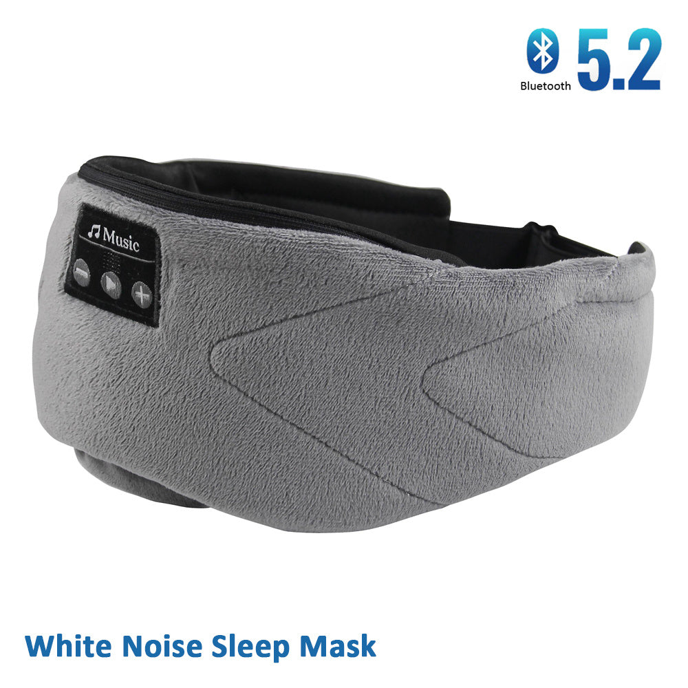 Sleep Mask with Built-In White Noise for Enhanced Sleep