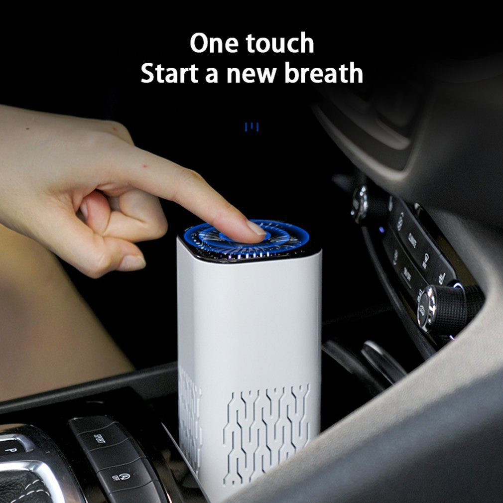 Compact Car Air Purifier - Enhance Air Quality On-the-Go