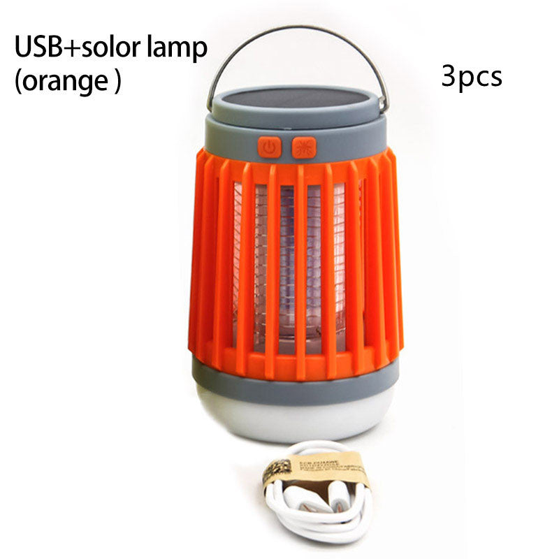 Solar & USB-Powered Mosquito Killer Lamp - Eco-Friendly Pest Control