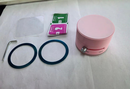 Foldable Magnetic Vacuum Car Phone Holder – Strong Suction Cup, Hands-Free Mount (Black)