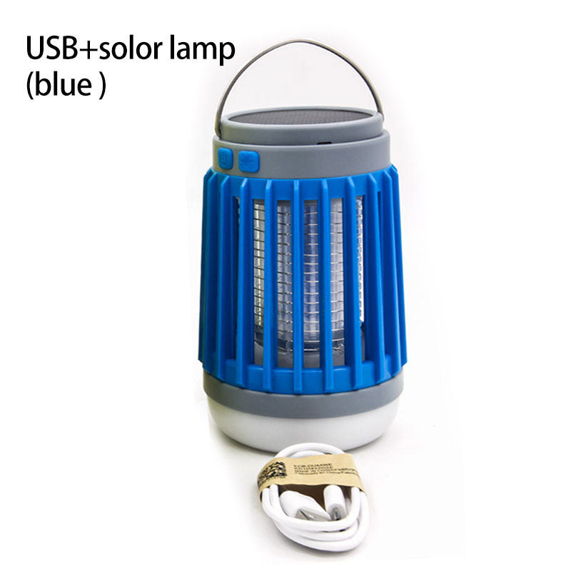 Solar & USB-Powered Mosquito Killer Lamp - Eco-Friendly Pest Control