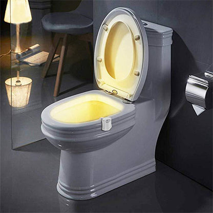 Energy-Efficient LED Night Light Toilet with Water-Saving Features