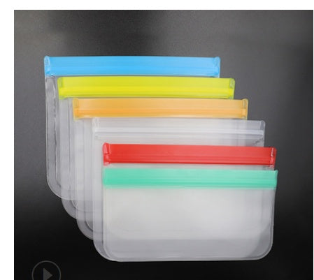 Eco-Friendly Reusable Silicone Food Storage Bags - Sustainable Kitchen Solution