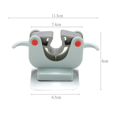 Eco-Friendly Wall-Mounted Mop and Broom Holder