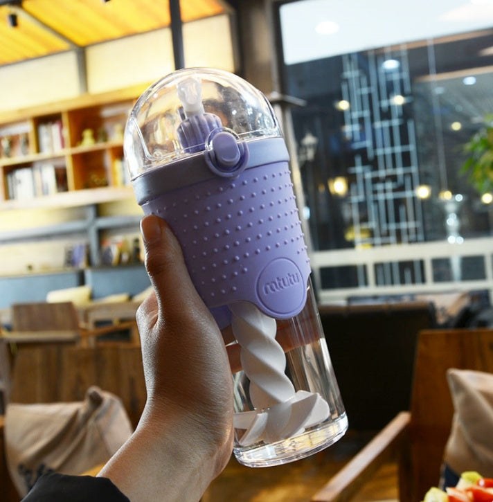 Eco-Friendly Kids Water Bottle with Straw - BPA Free