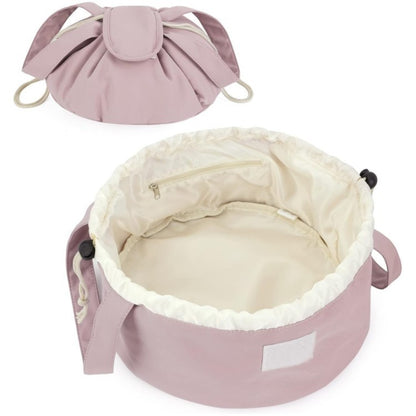 Large Drawstring Makeup Bag – Portable Cosmetic Organizer