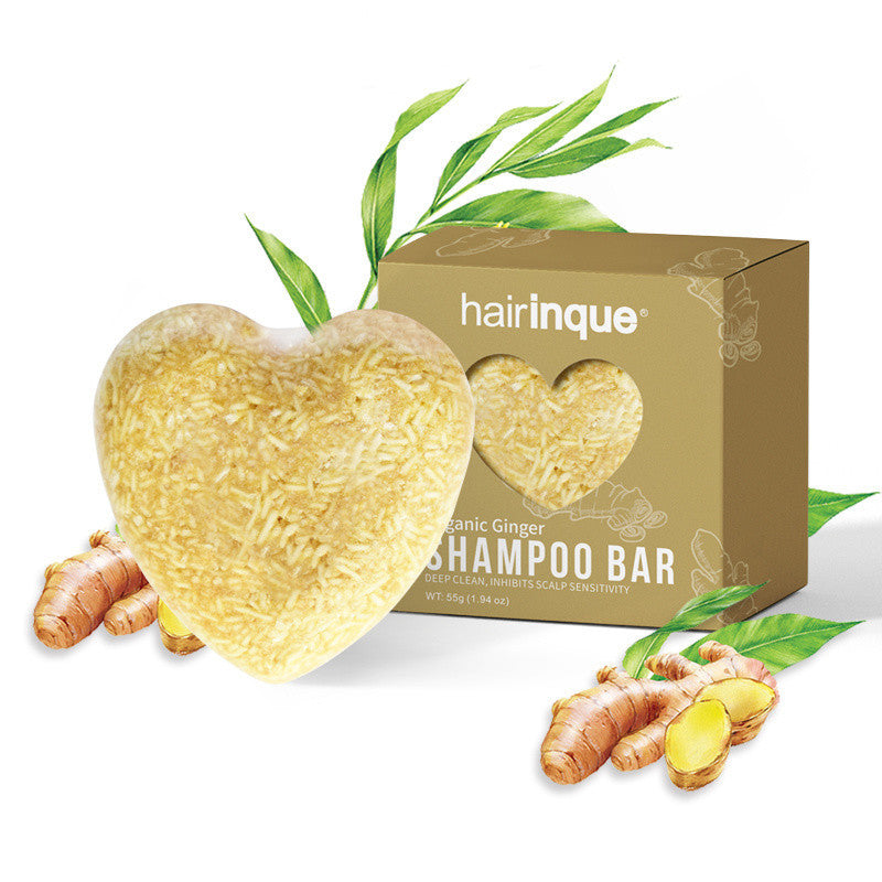 Heart-Shaped Natural Shampoo Bars - Eco-Friendly, Plastic-Free Hair Care