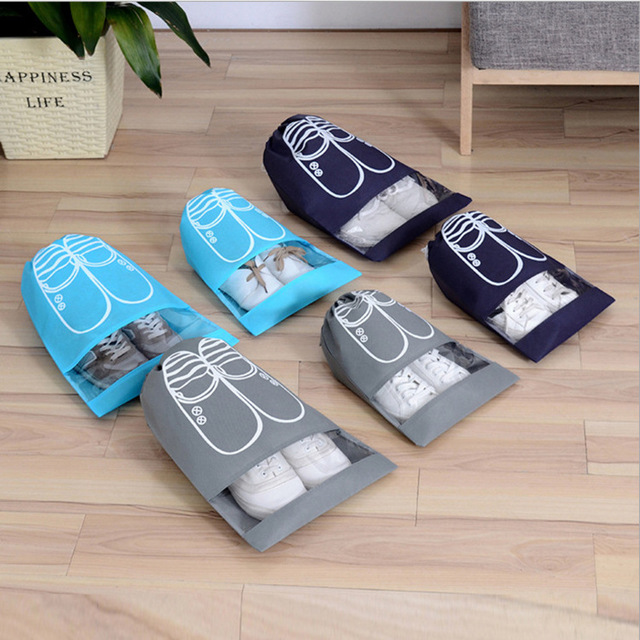 Non-Woven Shoe Dust Bag – Drawstring Storage Pouch