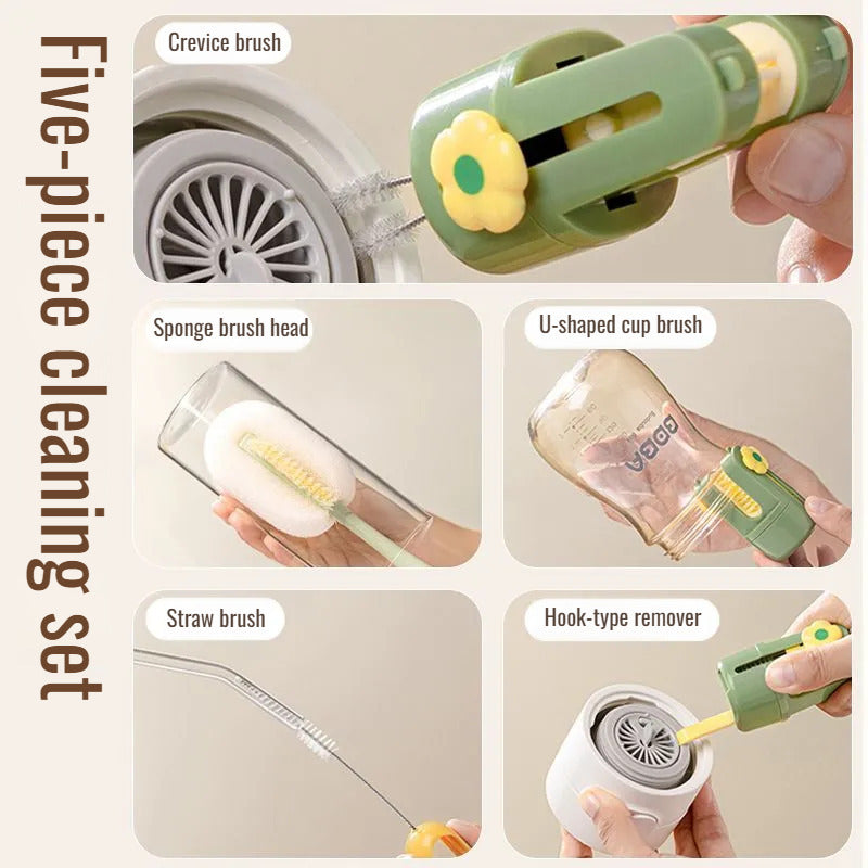 Eco-Friendly 5-in-1 Cup Washing Device