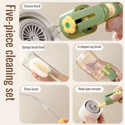 Eco-Friendly 5-in-1 Cup Washing Device
