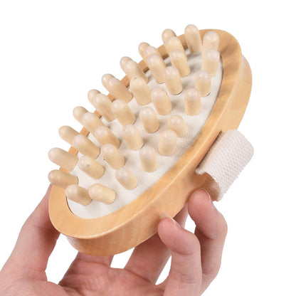 Natural Wood Bath Brush Set - Eco-Friendly, Biodegradable, Plastic-Free