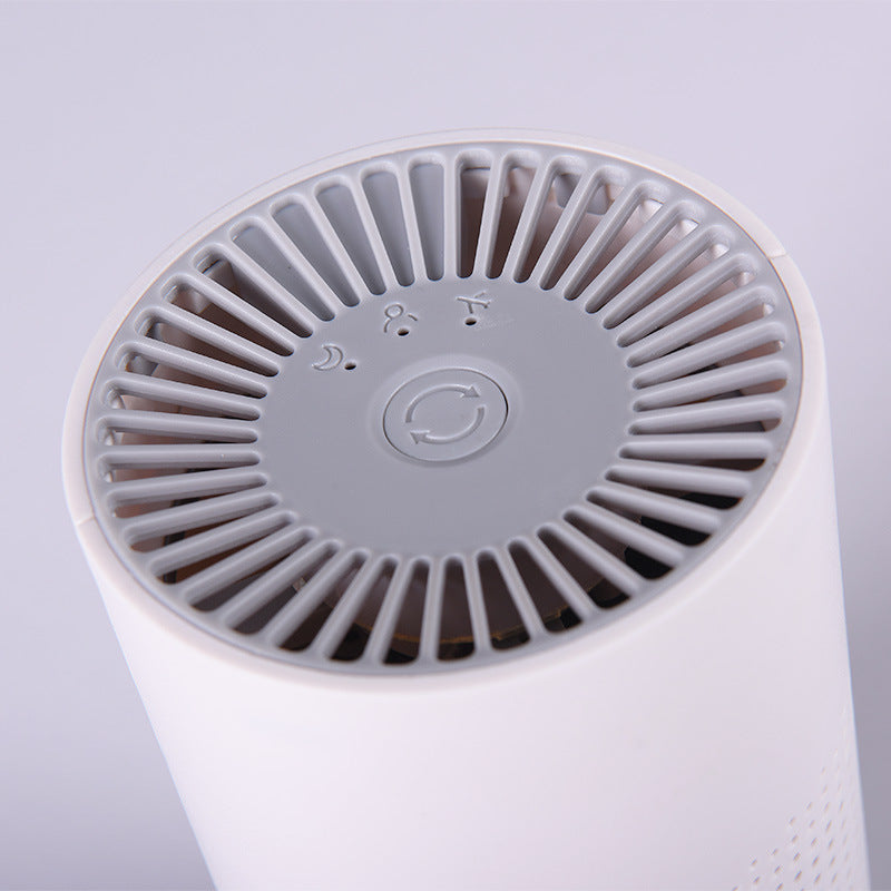 Energy-Efficient Cylindrical Air Purifier with Washable Filters