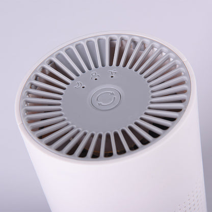Energy-Efficient Cylindrical Air Purifier with Washable Filters