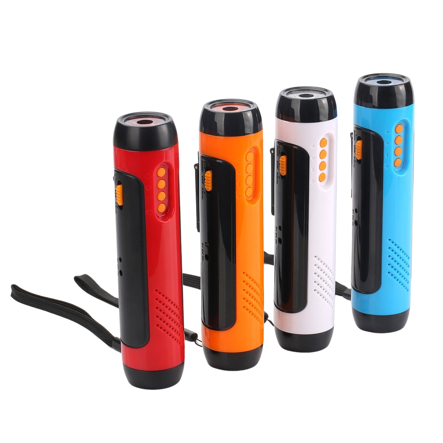 Multifunction Hand Crank Flashlight with Radio and Siren