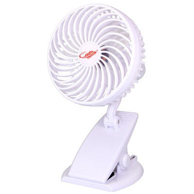 Eco-Friendly Rechargeable Clip-On Fan for Strollers & Desks