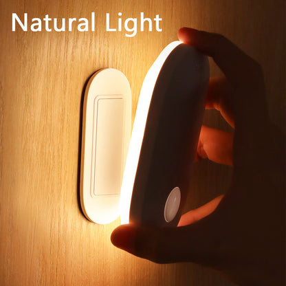 Energy-Efficient LED Induction Night Light - Soft Warm White
