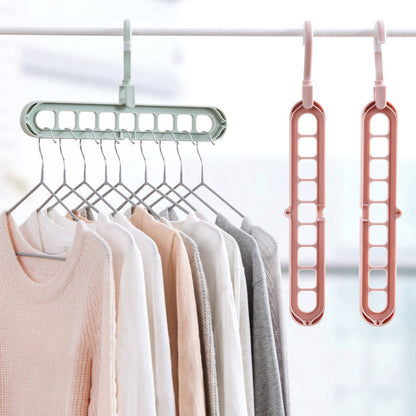 Space-Saving Multi-Slot Folding Hanger