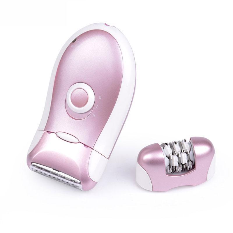 Eco-Friendly Rechargeable Electric Shaver for Women - Pink & White