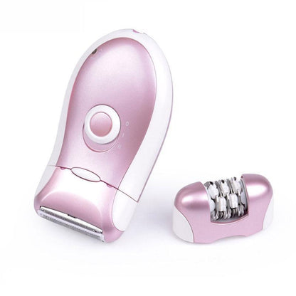 Eco-Friendly Rechargeable Electric Shaver for Women - Pink & White