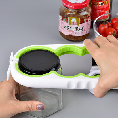 Ergonomic Black & Red Kitchen Can Opener