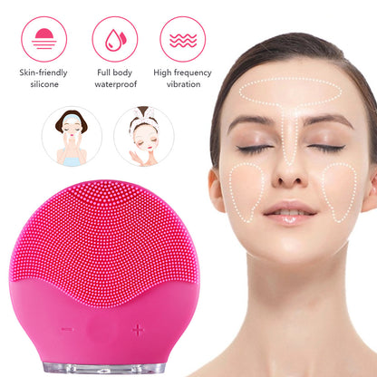 Eco-Friendly Silicone Facial Cleansing Brush - Reusable & Durable