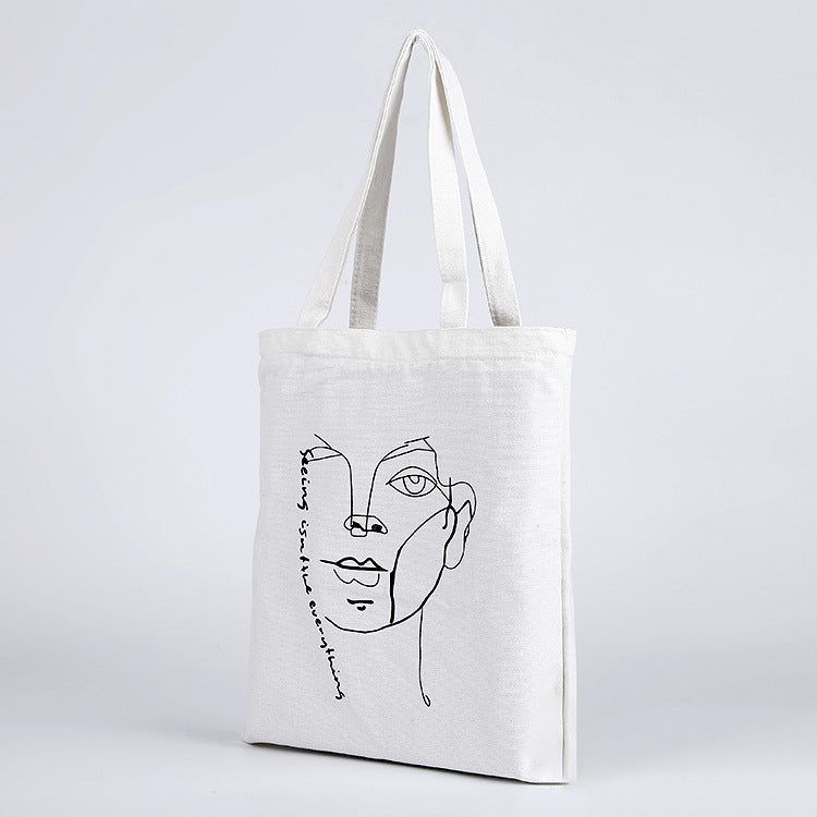 Eco-Friendly Reusable Cotton Tote Bag - Sustainable Shopping Solution