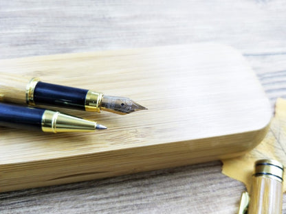 Eco-Friendly Bamboo Pen with Case