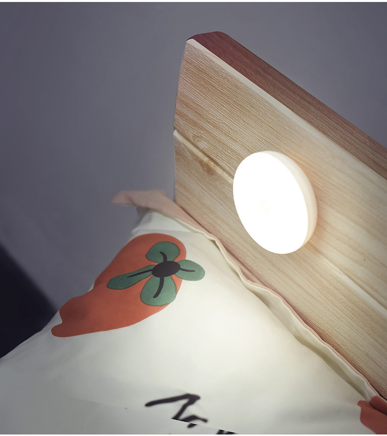 Eco-Friendly LED Night Light with Wooden Base