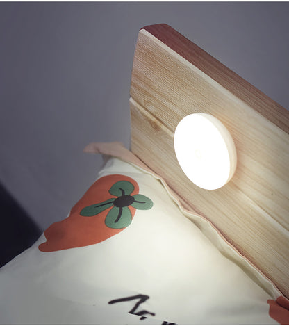 Eco-Friendly LED Night Light with Wooden Base