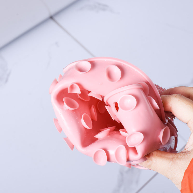 Eco-Friendly Silicone Bath Massage Brush & Foot Scrub Mat