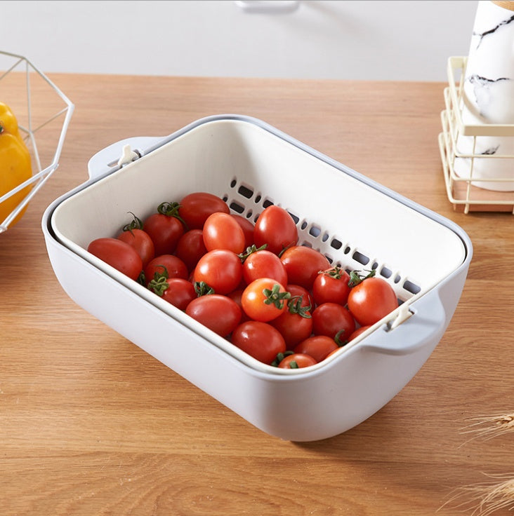 Space-Saving Collapsible Silicone Colander