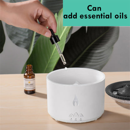 Creative Volcano Aroma Diffuser Flame Lamp