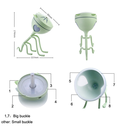 Cat Ear Design Humidifier - Compact, Eco-Friendly Air Quality Enhancer