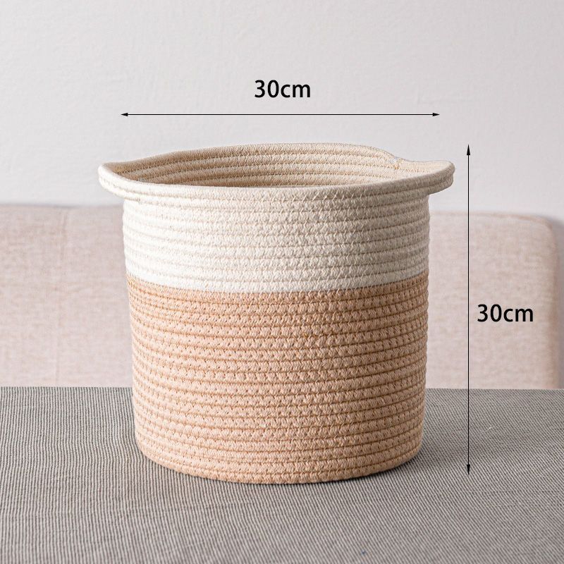 Eco-Friendly Hand Woven Storage Basket for Clothes & Toys