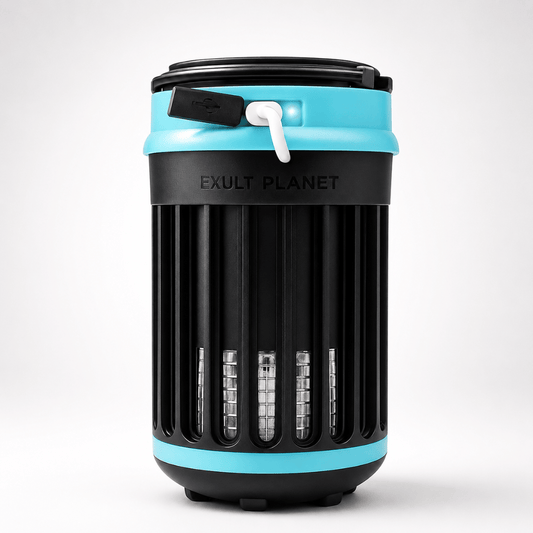 Solar-Powered LED Mosquito Killer Trap