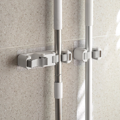 No Punching Toilet Mop Wall Mount With Fixed Buckle