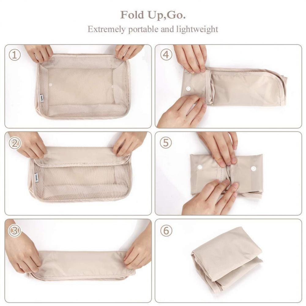 Eco-Friendly Travel Packing Cubes & Bags Set for Sustainable Organization