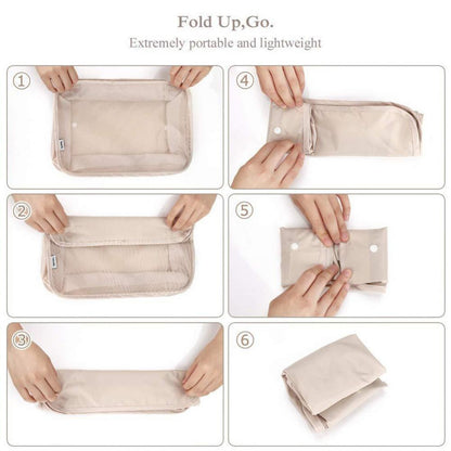 Eco-Friendly Travel Packing Cubes & Bags Set for Sustainable Organization