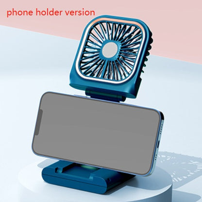 Portable Neckband Fan with Dual Cooling Blades