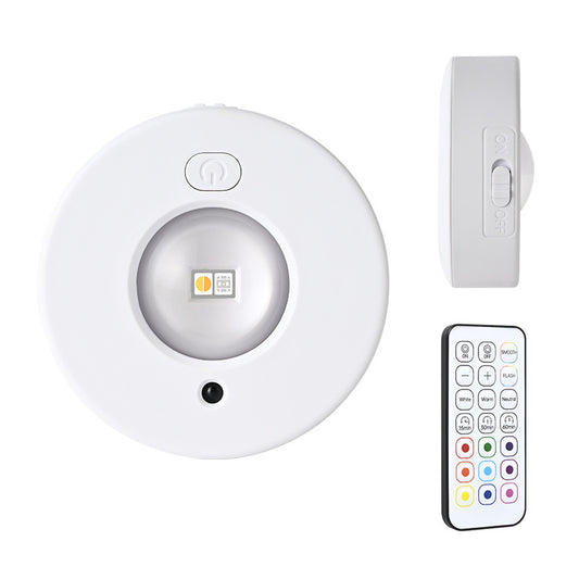 No Drill Magnetic Rechargeable Cabinet Light (RGB - Pack of 3)